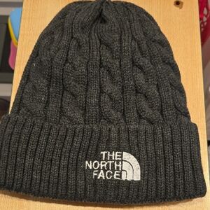 The North Face Dark Gray Cable Knit Beanie